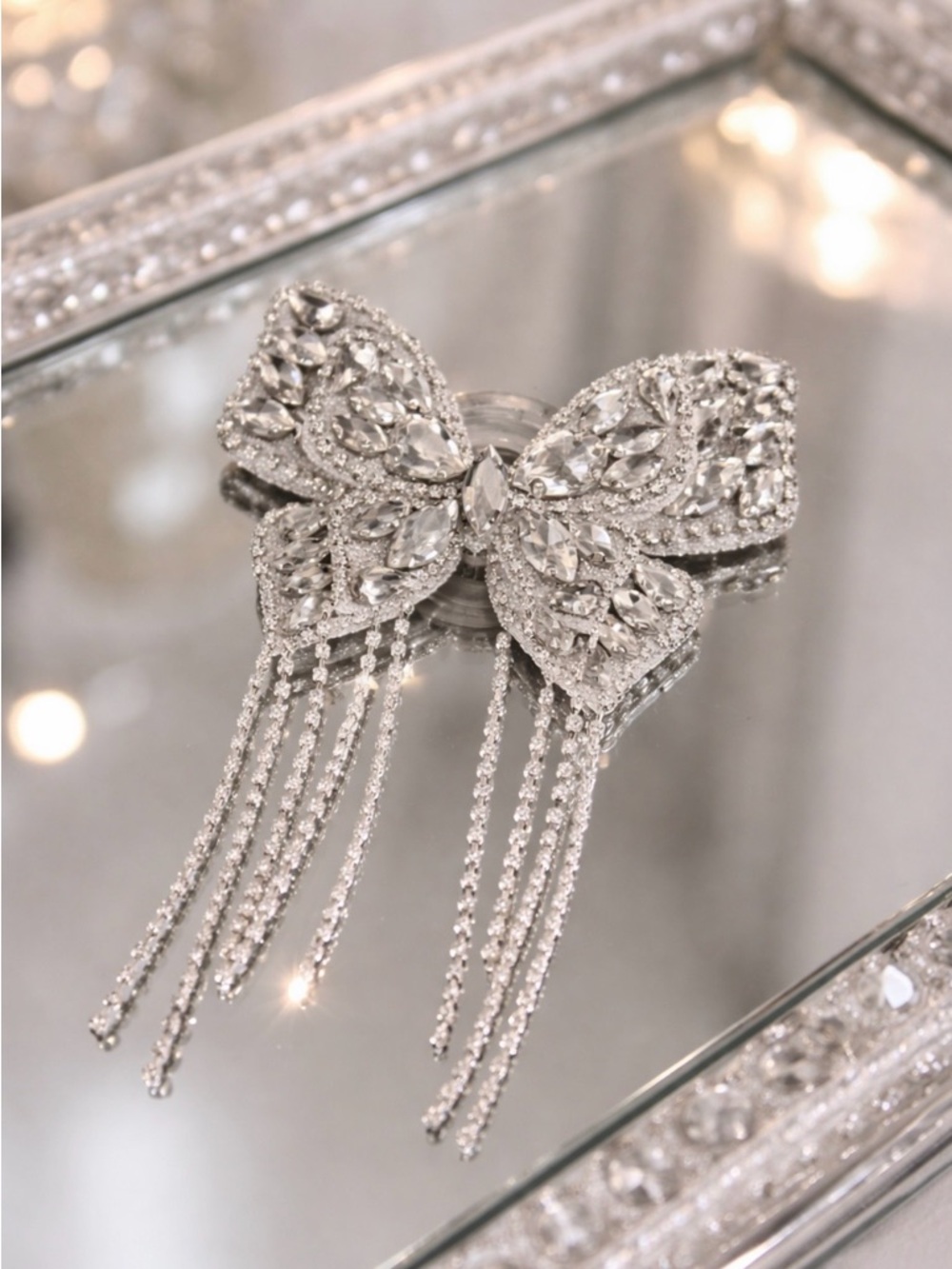 🦋 Crystal Covered Butterfly Pop Grip Phone Holder 🦋